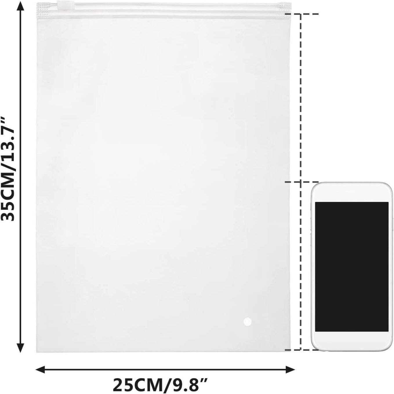10pcs Clear Storage Bag For DIY Craft Supplies Packaging Bags