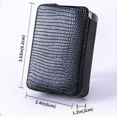Soft Leather Cigarette Case Holder For Men Portable Pocket Carrying