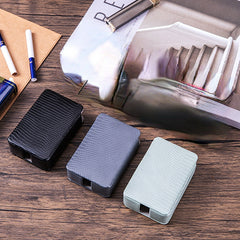 Soft Leather Cigarette Case Holder For Men Portable Pocket Carrying