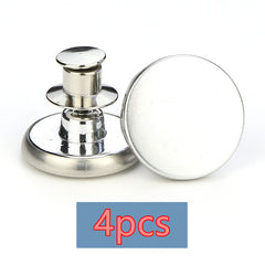 4pcs Set Metal Button Pins for Jeans Pants