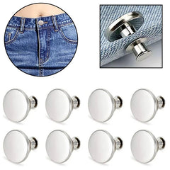 4pcs Set Metal Button Pins for Jeans Pants