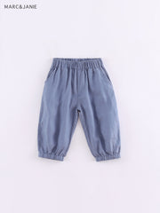Girls Linen Casual Pants Anti Mosquito Pants Kids Pants