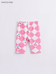 Girls Summer Breathable Leggings, Assorted Colors, Thin Cropped Pants