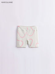 Girls Summer Breathable Sports Leggings, Children's Riding Shorts