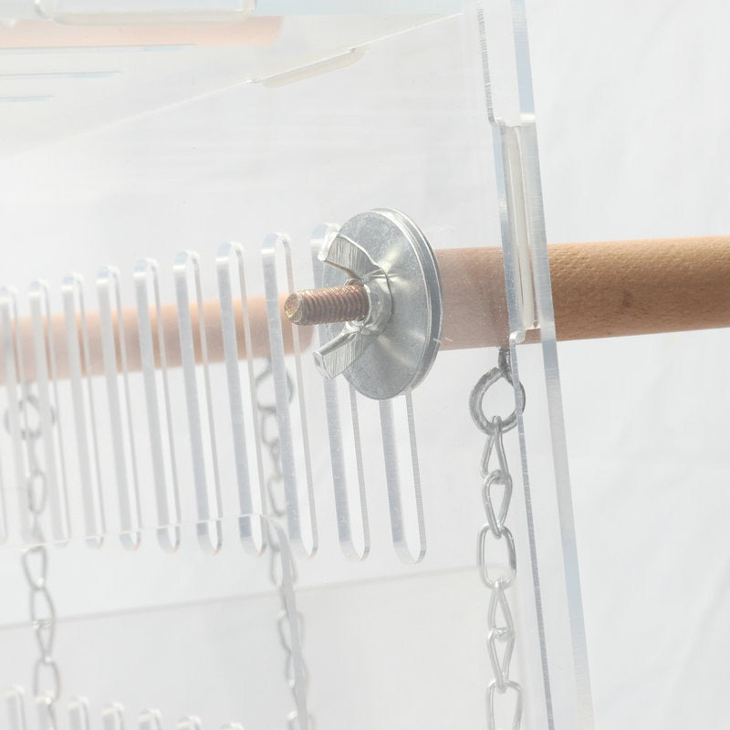 Wooden Swing Toy for Pet Bird Cage