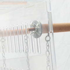 Wooden Swing Toy for Pet Bird Cage