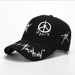 Hip Hop Baseball Cap Letter Graffiti Unisex Sunscreen Sports Dad Hat