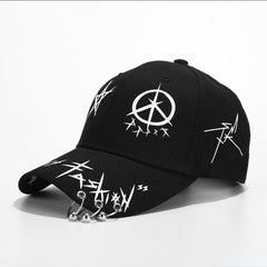 Hip Hop Baseball Cap Letter Graffiti Unisex Sunscreen Sports Dad Hat