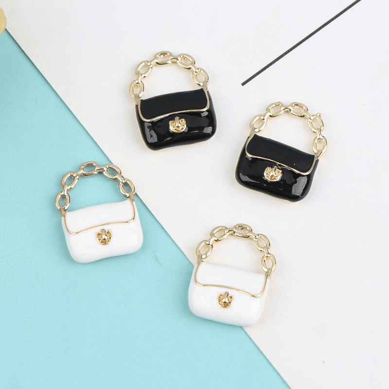 Dollhouse Handbags 1:12 Scale & Accessories with Golden Chain Strap