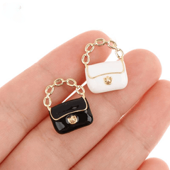 Dollhouse Handbags 1:12 Scale & Accessories with Golden Chain Strap