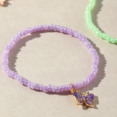 5pcs Butterfly BFF Bracelets for Girls Friends, Holiday Gift