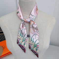 Elephant Pattern Neckerchief Long Skinny Scarf Headband Sash