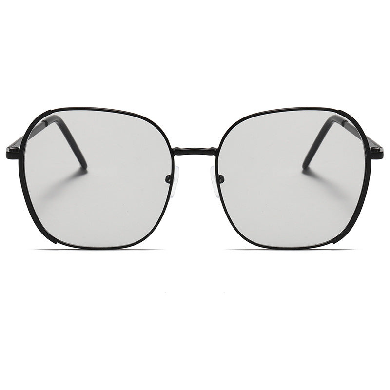 Oval Metal Sunglasses UV400 Outdoor Beach Glasses