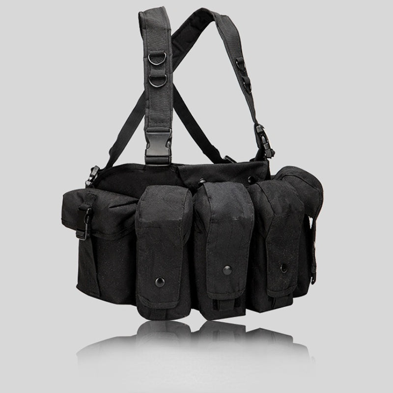 Adjustable Tactical Chest Rig for Outdoor Activities
