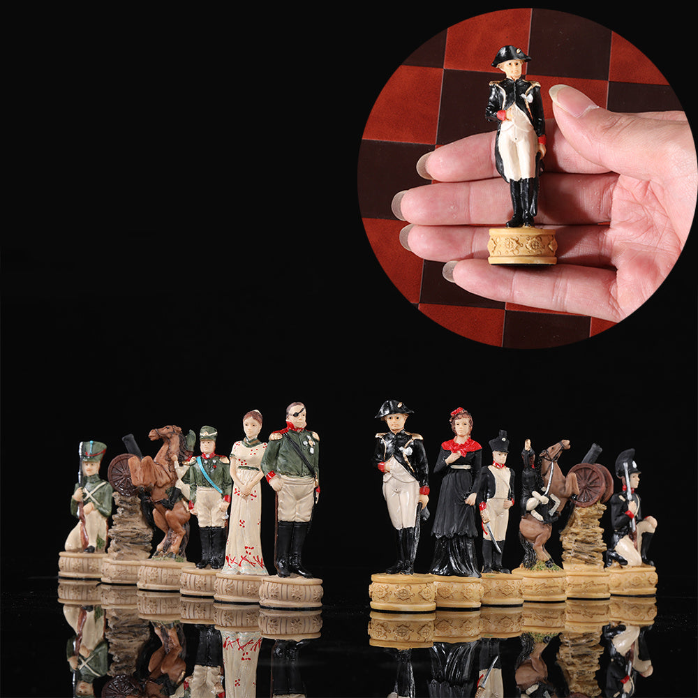 Historical Figures Chess Set Skin Board Game Toy Gift