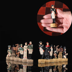 Historical Figures Chess Set Skin Board Game Toy Gift