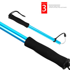 Telescopic Fishing Gaff Aluminum Pole with Handle and Hook