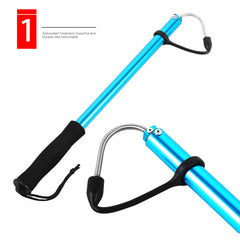 Telescopic Fishing Gaff Aluminum Pole with Handle and Hook