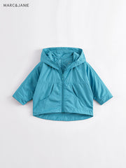 Girls Sunscreen Rash Guard Hoodie Zip Top