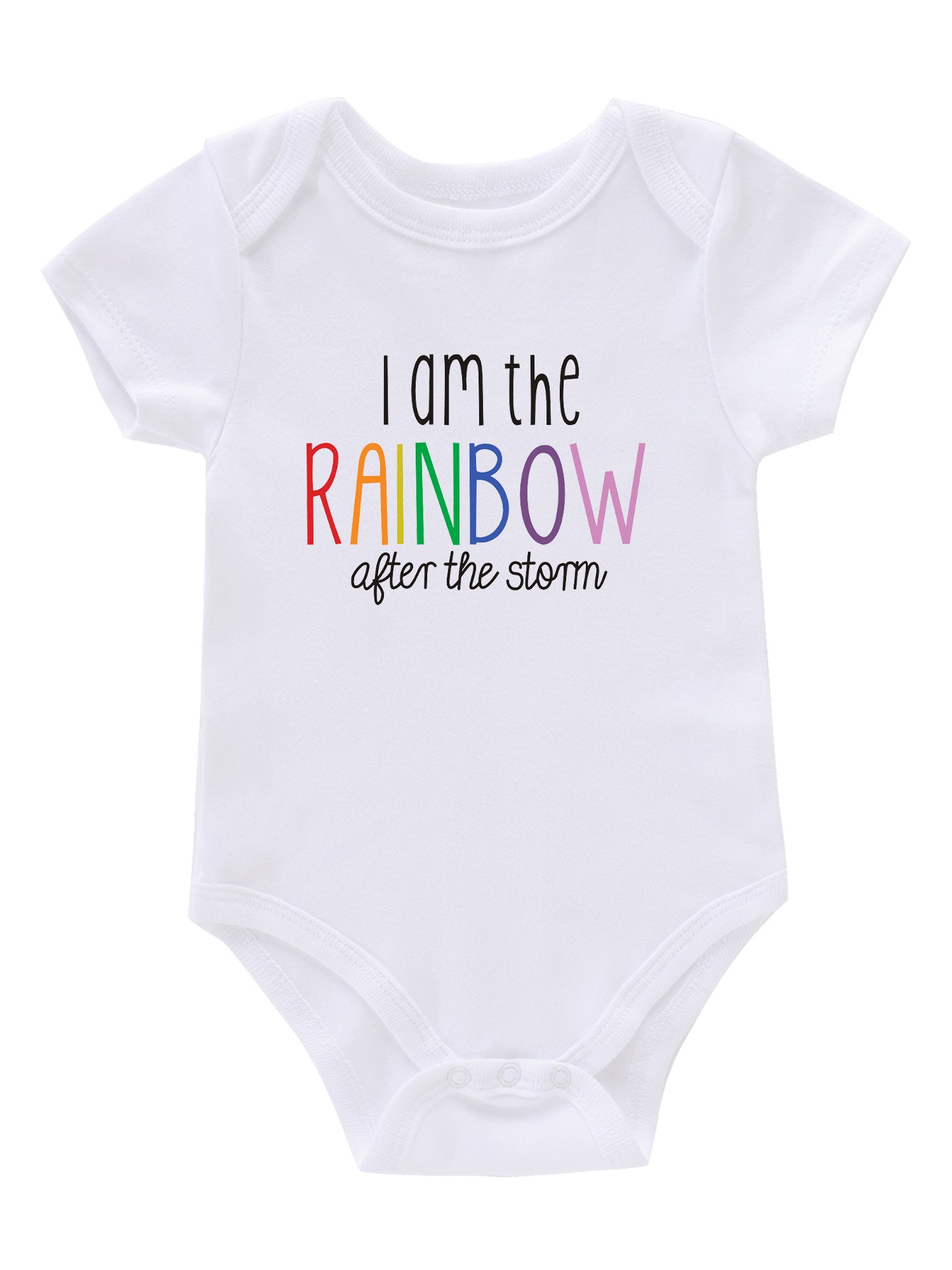 Rainbow After the Storm Onesie Clothes for Baby Boys and Girls