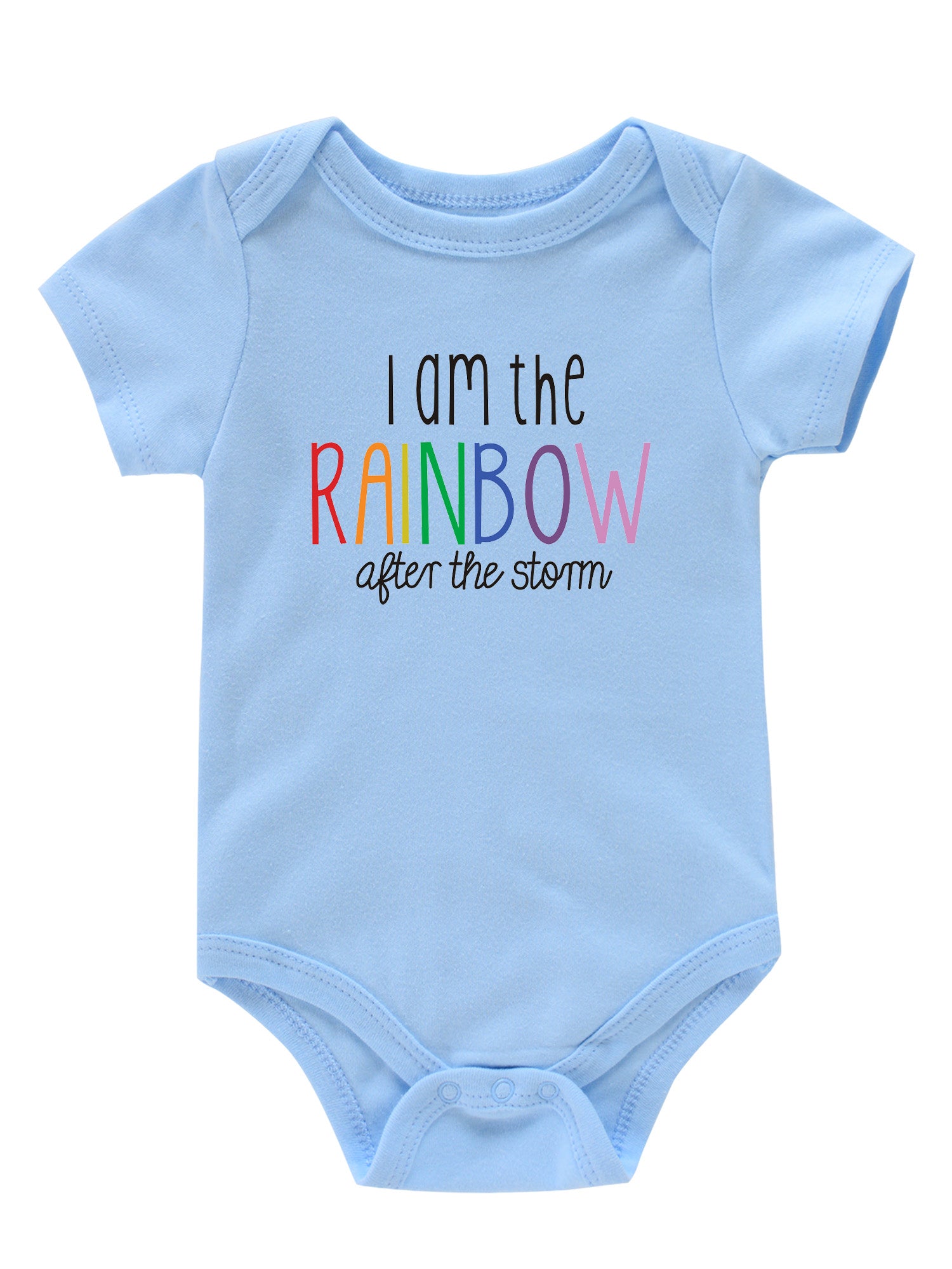 Rainbow After the Storm Onesie Clothes for Baby Boys and Girls