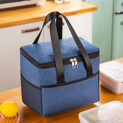 Insulated Lunch Storage Bag Portable Satchel Bag