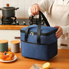 Insulated Lunch Storage Bag Portable Satchel Bag