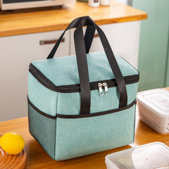 Insulated Lunch Storage Bag Portable Satchel Bag