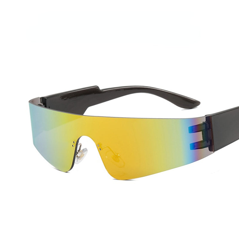 Men's Rimless Punk Sunglasses UV Protection Sports Sunglasses