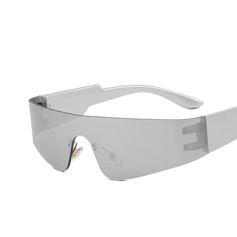 Men's Rimless Punk Sunglasses UV Protection Sports Sunglasses