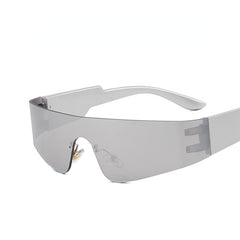 Men's Rimless Punk Sunglasses UV Protection Sports Sunglasses