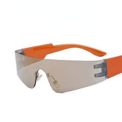 Men's Rimless Punk Sunglasses UV Protection Sports Sunglasses