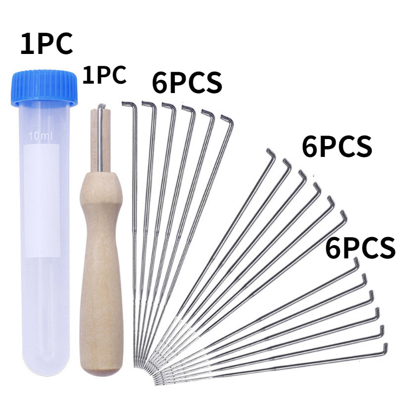 20PCS Felting Kit with Needles, Handle, Storage Tube - DIY Felting Crafts Tools