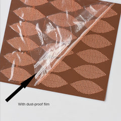 Water Sticking Lace Double Eyelid Stickers Widened Half Moon Shape