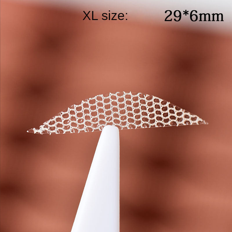 Water Sticking Lace Double Eyelid Stickers Widened Half Moon Shape