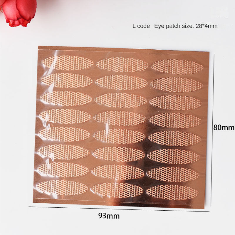 Water Sticking Lace Double Eyelid Stickers Widened Half Moon Shape