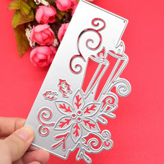 Flower Candle Edge Die Cut Stencil Template for DIY Scrapbooking Embossing