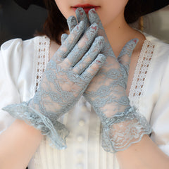 Ladies Lace Gloves Short Gloves for Wedding Prom