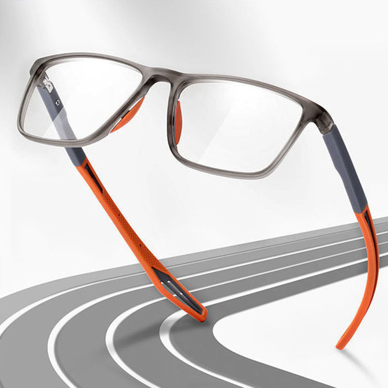 TR90 Sport Reading Glasses - Men's Anti Light Presbyopia Eyeglasses
