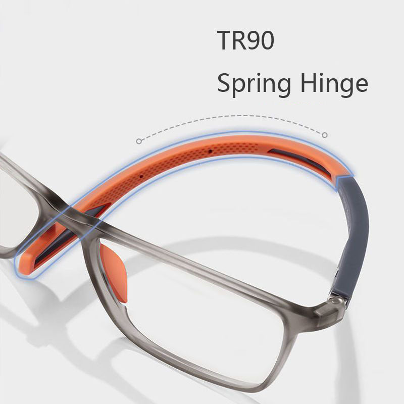 TR90 Sport Reading Glasses - Men's Anti Light Presbyopia Eyeglasses
