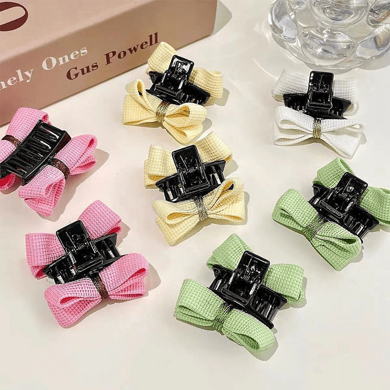 Lady Girl Sweet Bow Small Scratch Clip Hair Clips Hair Accessories