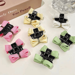 Lady Girl Sweet Bow Small Scratch Clip Hair Clips Hair Accessories