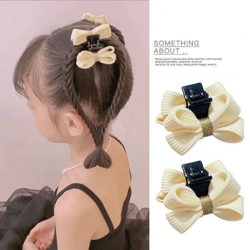 Lady Girl Sweet Bow Small Scratch Clip Hair Clips Hair Accessories