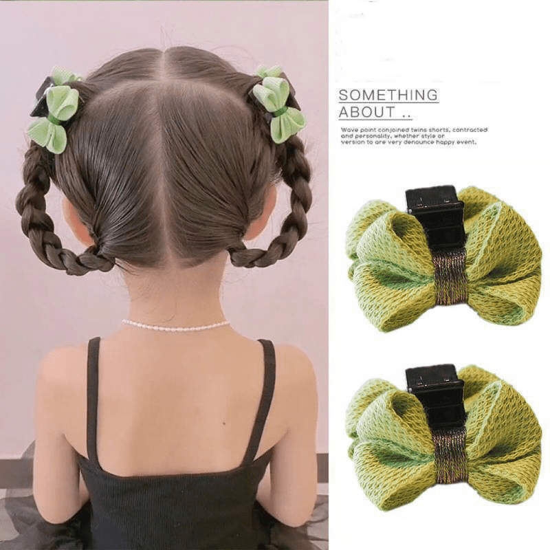 Lady Girl Sweet Bow Small Scratch Clip Hair Clips Hair Accessories