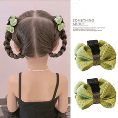 Lady Girl Sweet Bow Small Scratch Clip Hair Clips Hair Accessories