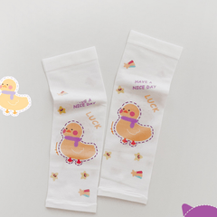 Baby Kids Girls Cartoon UV Protection Arm Ice Silk Sleeves Summer Clothes