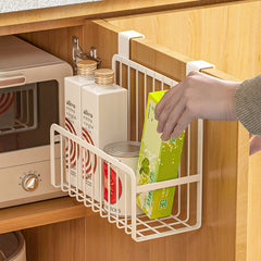 2pcs Hanging Basket Over Door Kitchen Storage Organizer Trash Can Wall Mount