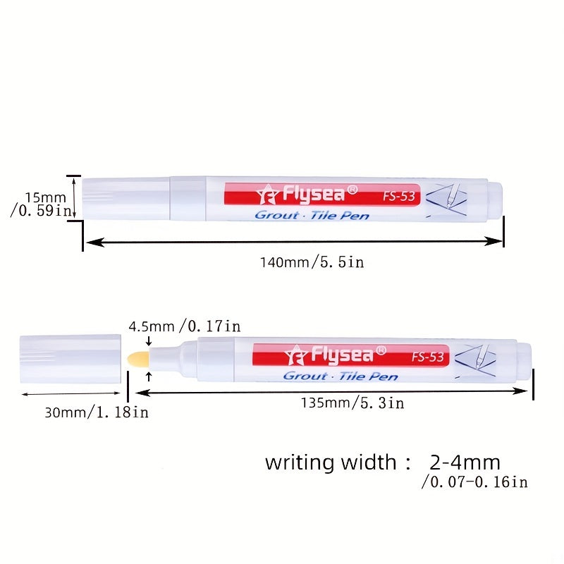 10pcs Tile Gap Repair Pen Waterproof Mouldproof Filling Agents Grout Pen