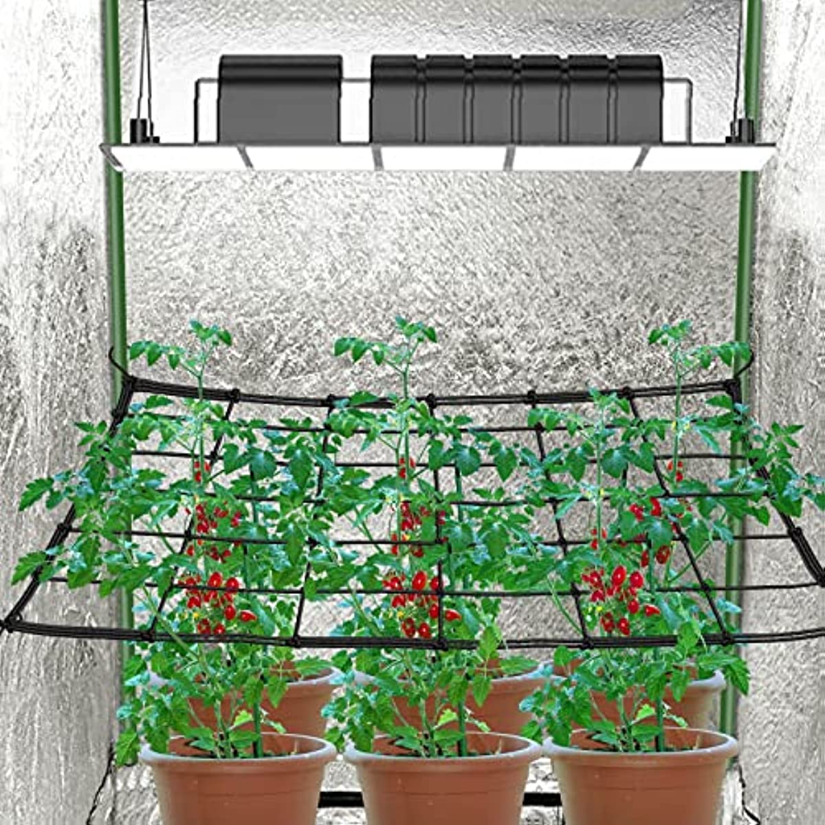 Heavy Duty Elastic Net for Grow Tent and Garden Climbing Plants