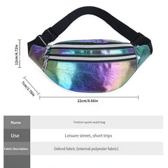 Holographic Laser Waist Bag for Girls
